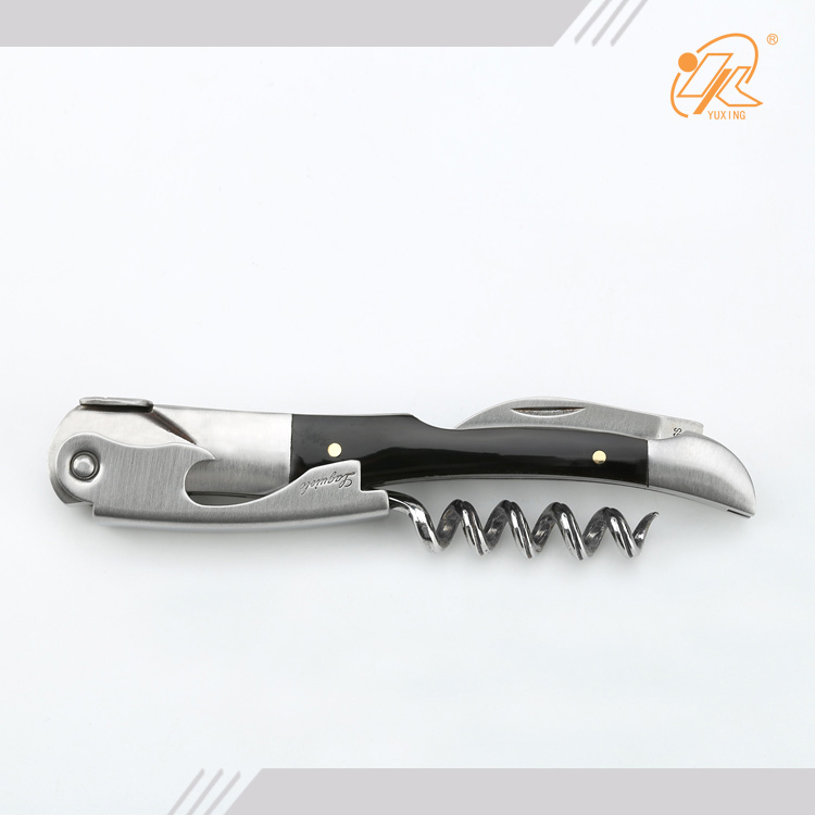 Professional manufacture made opener beer bottle opener wine corkscrew with foil cuter
