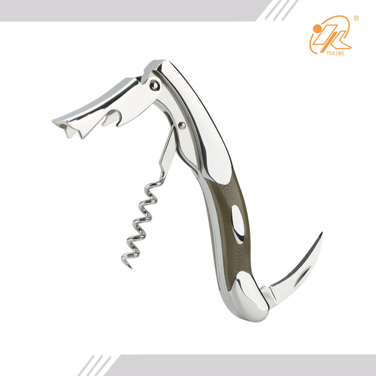 Wholesale price high quality metal can opener stainless steel wine opener wine corkscrew kitchen accessories bar accessories