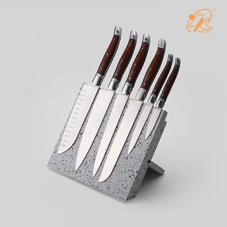Professional Kitchen Knives High Carbon Stainless Steel Chef Knife Set 5PCS Ultra Sharp Japanese Knife with Pakka handle