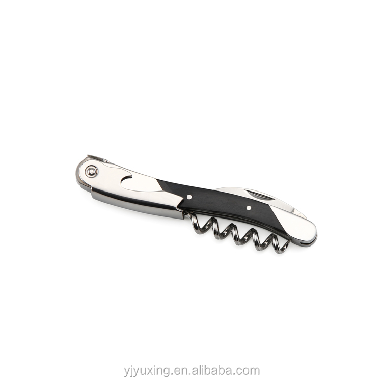 Amazon Top Seller Hight Quality Red Wine Cockscrew And  customied   blue pakka handle  Waiters  knife Opener
