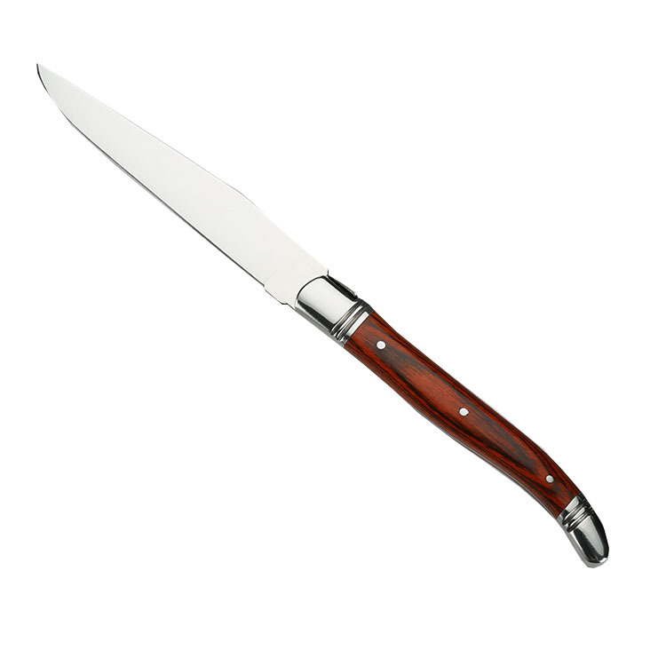 Laguiole Steak Knives with Pakkawood Handles made from China