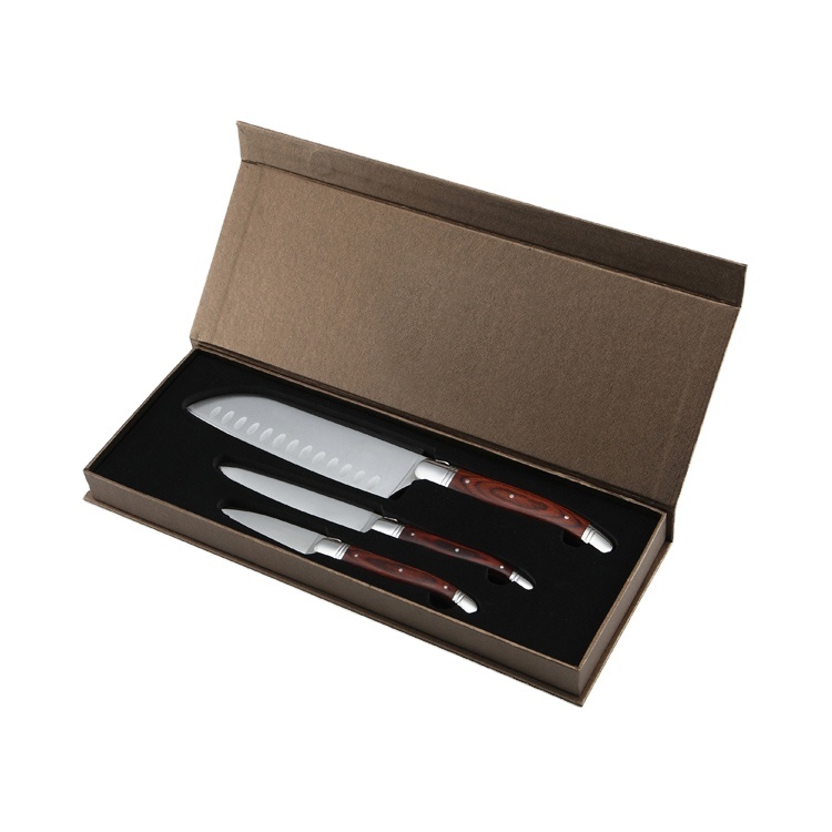 Wooden handle stainless steel kitchen knife set kitchen accessories kitchen tools