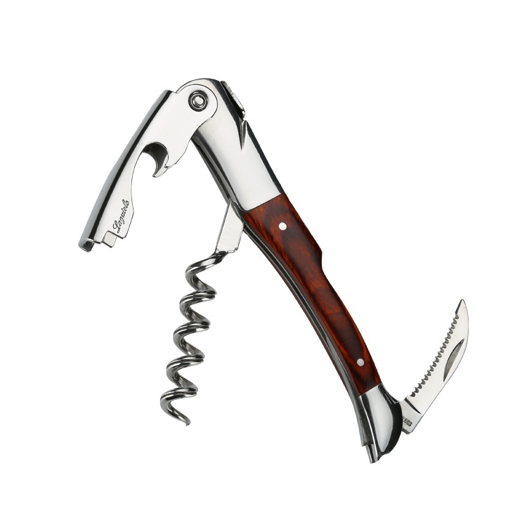Wine Corkscrew Durable Fashionable Handle Wine Opener Multi-funation Corkscrew With Beer Bottle Opener with foil cutter