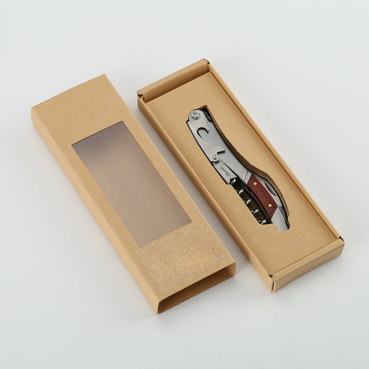 Reliable stainless steel corkscrew wine bottle opener