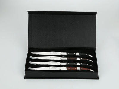 Steak knife with wenge wood handle CH014B