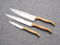 Kitchen knife with beech wood handle CH0116