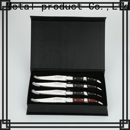 Yuxing laguiole Best steak knife and fork gift set for business