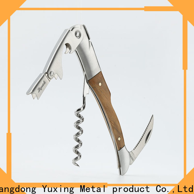 Yuxing laguiole wooden corkscrew for business
