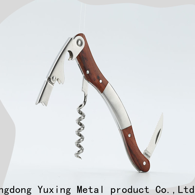 Yuxing laguiole High-quality wooden corkscrew factory