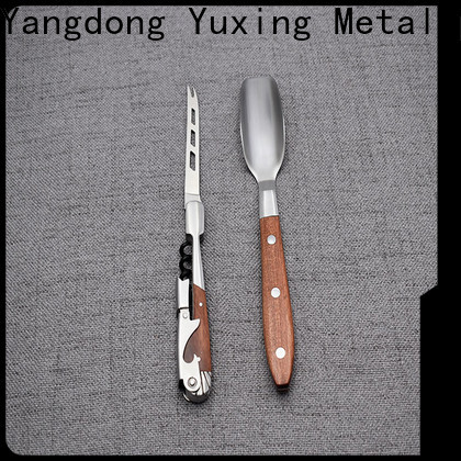 Yuxing laguiole wooden cheese knife set factory