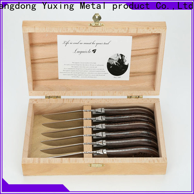 Yuxing laguiole stainless steel steak knives and forks Supply
